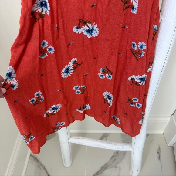 Hiatus Red and White Floral Lightweight Sundress Size Small - Picture 6 of 9